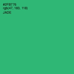 #2FB776 - Jade Color Image