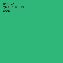 #2FB77A - Jade Color Image