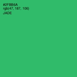 #2FBB6A - Jade Color Image