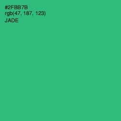 #2FBB7B - Jade Color Image