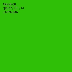 #2FBF06 - La Palma Color Image