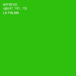 #2FBF0D - La Palma Color Image