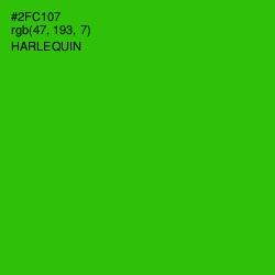 #2FC107 - Harlequin Color Image