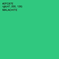 #2FC87E - Malachite Color Image