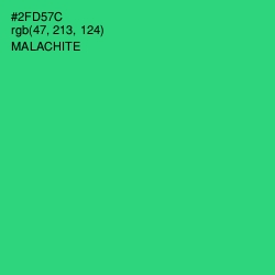 #2FD57C - Malachite Color Image