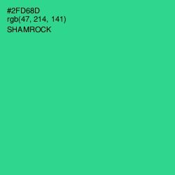 #2FD68D - Shamrock Color Image