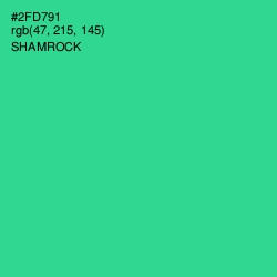 #2FD791 - Shamrock Color Image