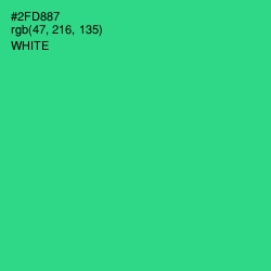 #2FD887 - Shamrock Color Image