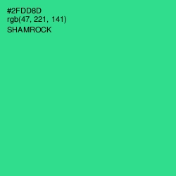 #2FDD8D - Shamrock Color Image