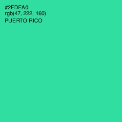 #2FDEA0 - Puerto Rico Color Image