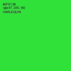 #2FE138 - Harlequin Color Image