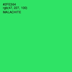 #2FE364 - Malachite Color Image