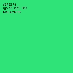 #2FE378 - Malachite Color Image