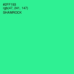 #2FF193 - Shamrock Color Image