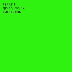 #2FF211 - Harlequin Color Image