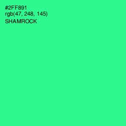 #2FF891 - Shamrock Color Image