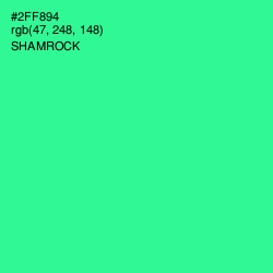 #2FF894 - Shamrock Color Image