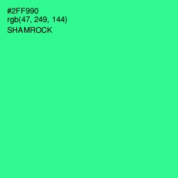 #2FF990 - Shamrock Color Image
