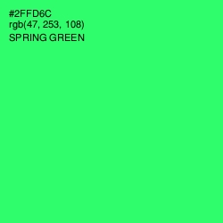 #2FFD6C - Spring Green Color Image