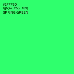 #2FFF6D - Spring Green Color Image