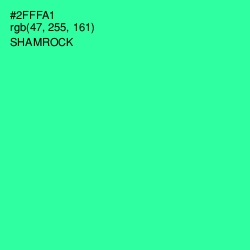 #2FFFA1 - Shamrock Color Image