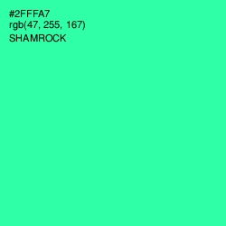 #2FFFA7 - Shamrock Color Image