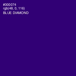 #300074 - Blue Diamond Color Image