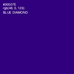 #30007E - Blue Diamond Color Image
