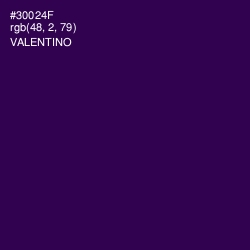 #30024F - Valentino Color Image