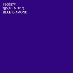 #30057F - Blue Diamond Color Image