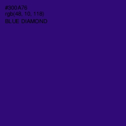 #300A76 - Blue Diamond Color Image