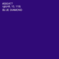 #300A77 - Blue Diamond Color Image