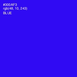 #300AF3 - Blue Color Image