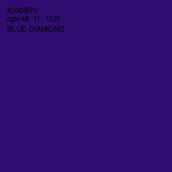 #300B70 - Blue Diamond Color Image