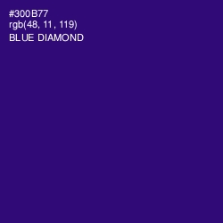 #300B77 - Blue Diamond Color Image