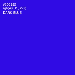 #300BE3 - Dark Blue Color Image