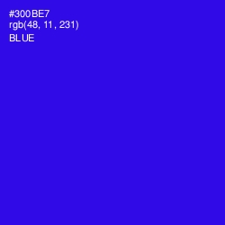#300BE7 - Blue Color Image