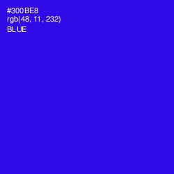 #300BE8 - Blue Color Image
