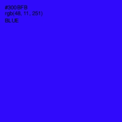 #300BFB - Blue Color Image