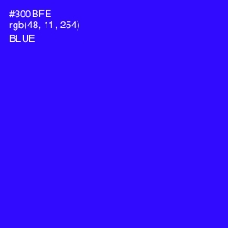 #300BFE - Blue Color Image