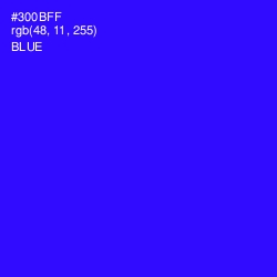 #300BFF - Blue Color Image