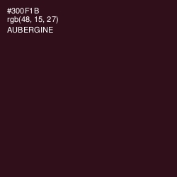 #300F1B - Aubergine Color Image