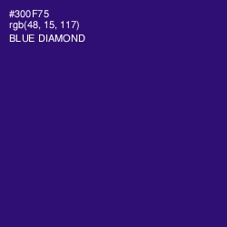 #300F75 - Blue Diamond Color Image