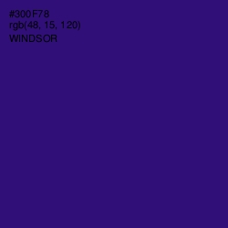 #300F78 - Windsor Color Image