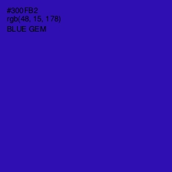 #300FB2 - Blue Gem Color Image