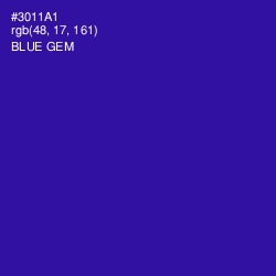 #3011A1 - Blue Gem Color Image