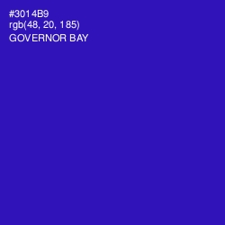 #3014B9 - Governor Bay Color Image