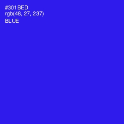 #301BED - Blue Color Image