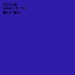 #301CA8 - Blue Gem Color Image