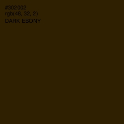 #302002 - Dark Ebony Color Image